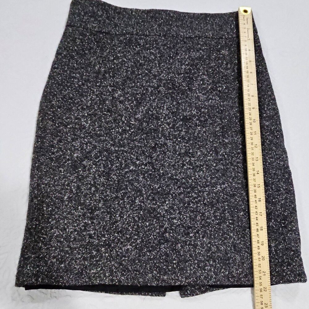 Banana Republic Mad Men Collection Wool Silk Tweed Pencil Skirt Size 6